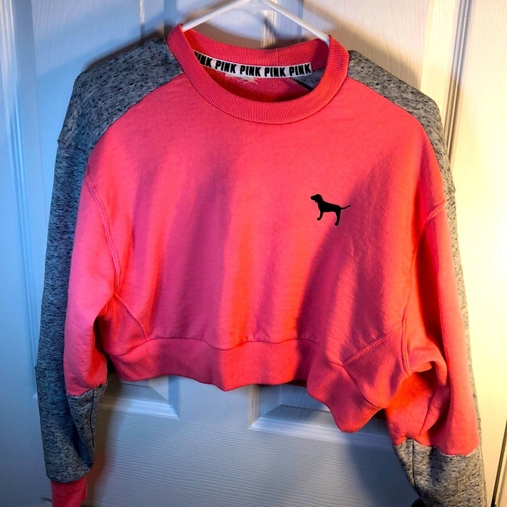 Medium Pink Victoria Secret crop sweater